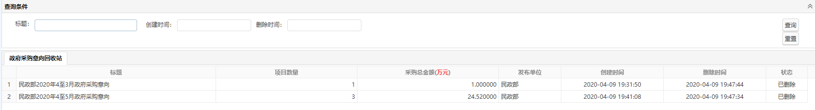 已删除页面
